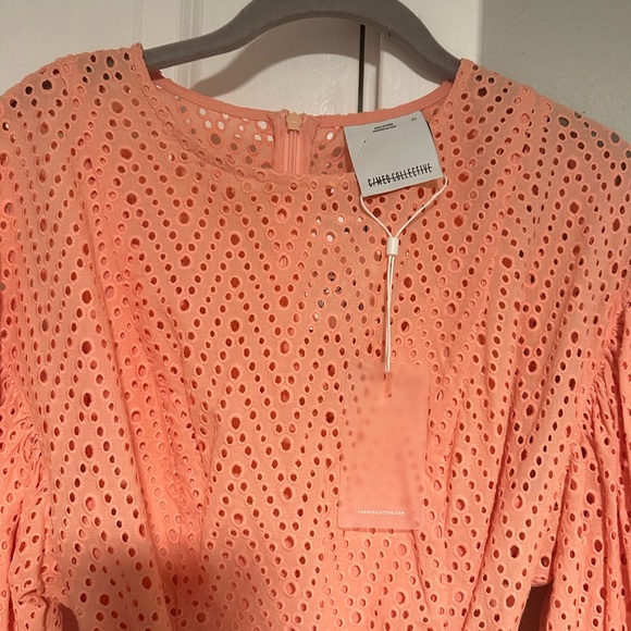 Cmeo Collective Mini Eyelet Dress Size XS - Picture 4 of 4